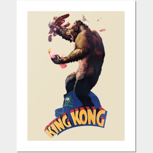 King Kong Retro Posters and Art